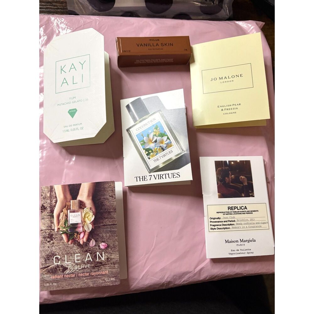 Perfume Sample 6 pc Lot Brand New